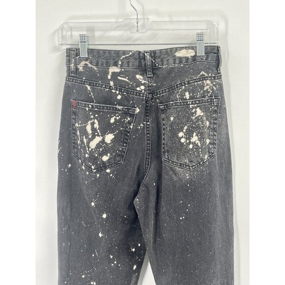 BDG Black Paint Splatter Mom Jeans Sz 27 - Picture 5 of 7
